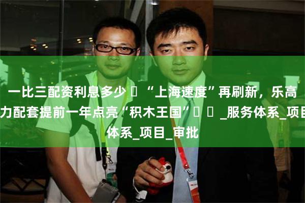 一比三配资利息多少 ​“上海速度”再刷新，乐高乐园电力配套提前一年点亮“积木王国”​​_服务体系_项目_审批